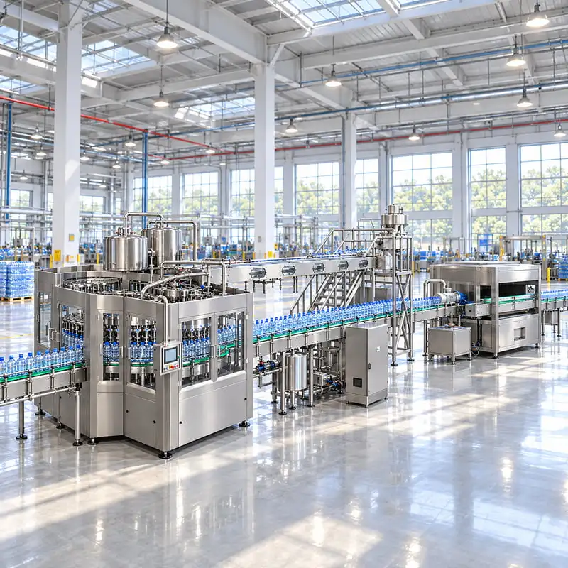 Versatile Liquid Filling Machine Customized Multi Size Setup Water Filling Line for Drinking Water Bottling Plants