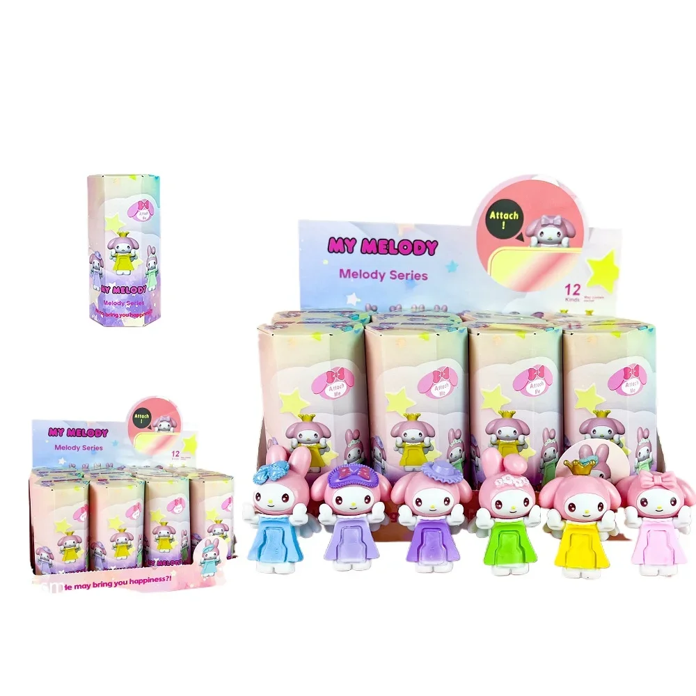 

Hot Blind Box Anime Figures Cute Hippie Doll Trendy Birthday Cake Ornaments Collection Children's Mini Toy Girl's Birthday Gift
