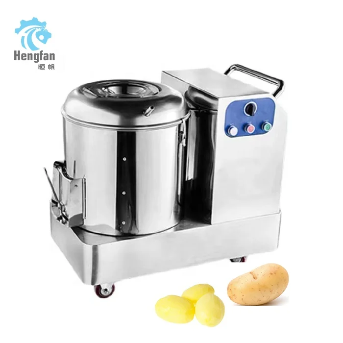 

1500W Commercial Electric Taro Sweet Potato Peeler 50KG Automatic Potatoes Peeling and Washing Machine for Fruit