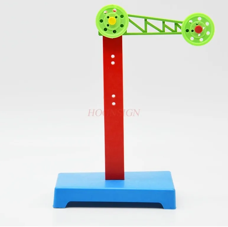 1set movable pulley set teaching aids teaching instruments Pulley set and bracket plastic fixed pulley