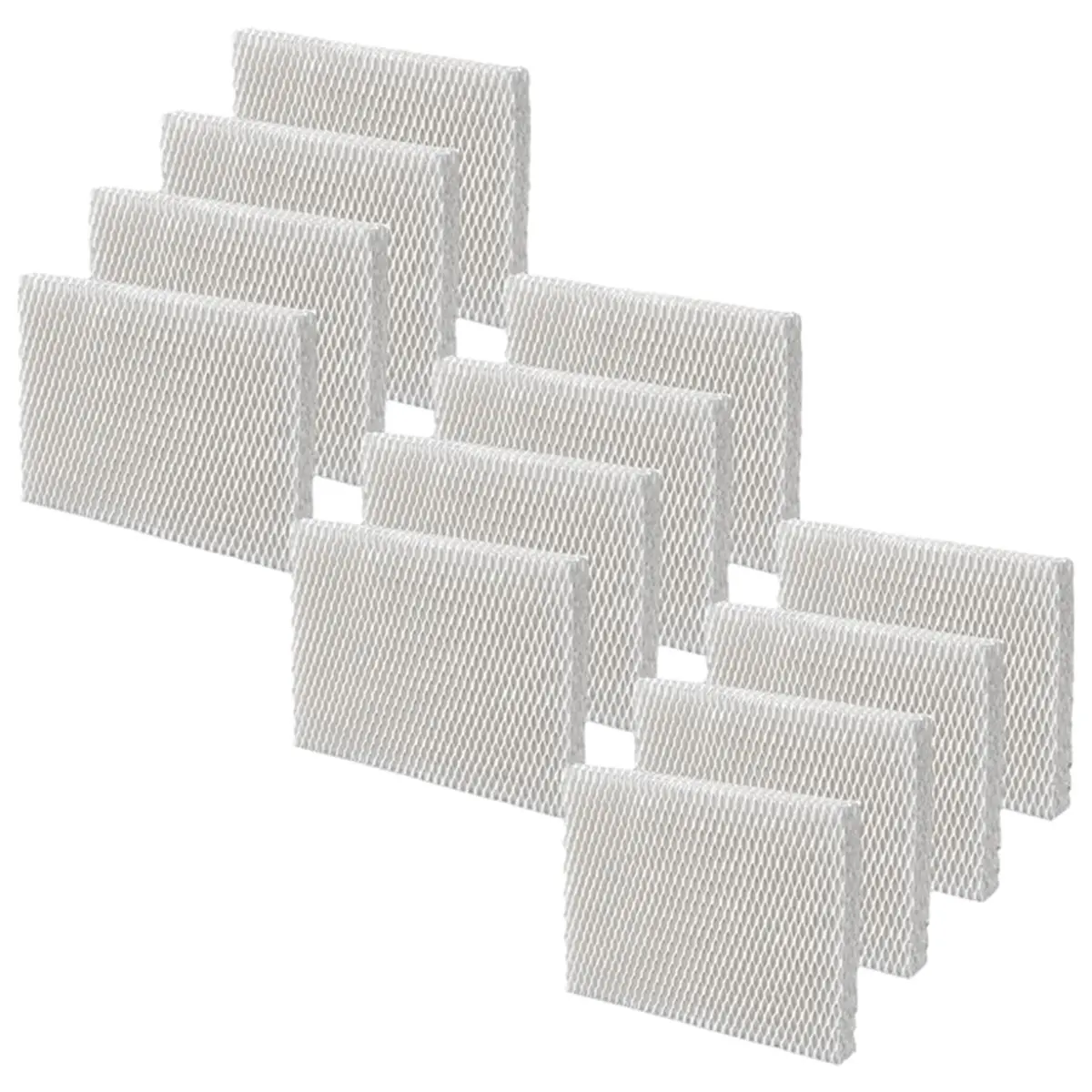 BRILLIANT 12PCS Replacement Filters for MD1-0034 Evaporative Humidifier Accessories Model EV100 EV200 EVDC300 EVDC500