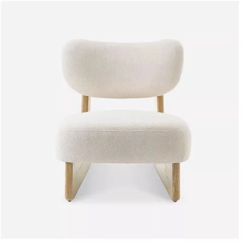 كسول، وابي سابي، نورديك، خشب متين، كرسي أريكة، غرفة النوم، الترفيه #1