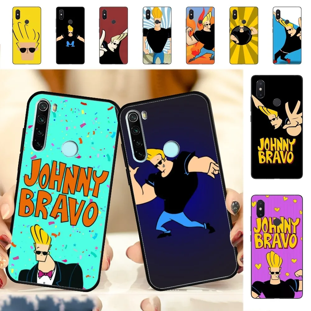 J-Johnny Bravo Phone Case For Redmi Note 4 X 5 A 6 7 8 T 9 9S 10 11 11S 11Epro Poco M3 pro