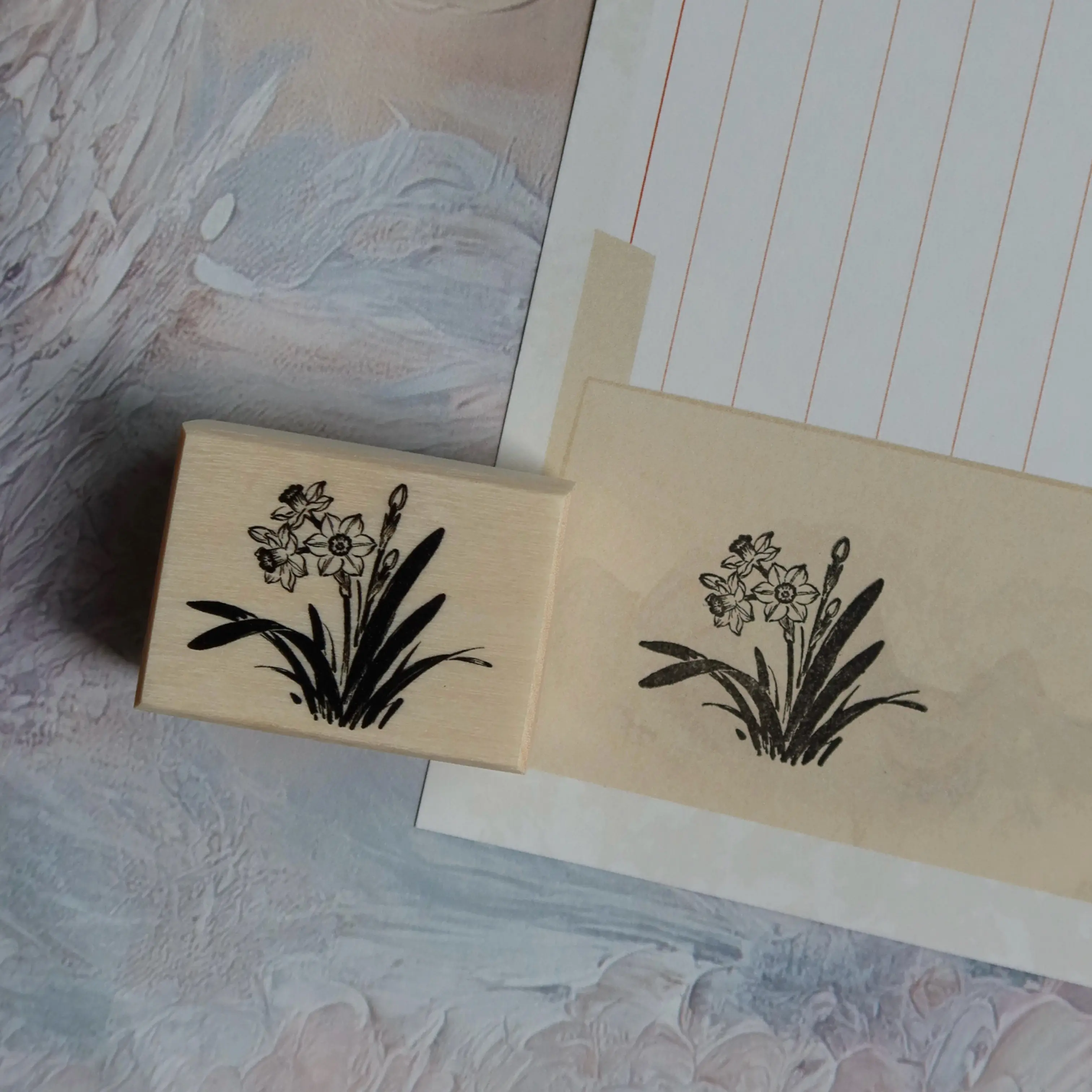 Zwölf Blumengötter Ahorn-Holzstempelset Pflanzenmaterial für Journal-Dekoration Geschenk Scrapbooking DIY Bastelbedarf Schreibwaren – Detail 5