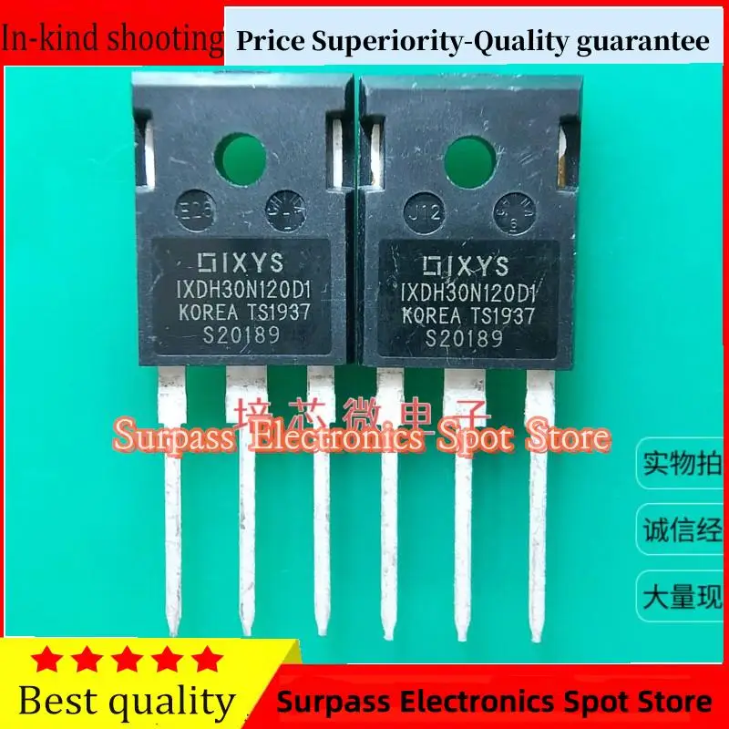 

10PCS-100PCS IXDH30N120D1 IGBT TO-247 60A 1200V Price Superiority-Quality guarantee