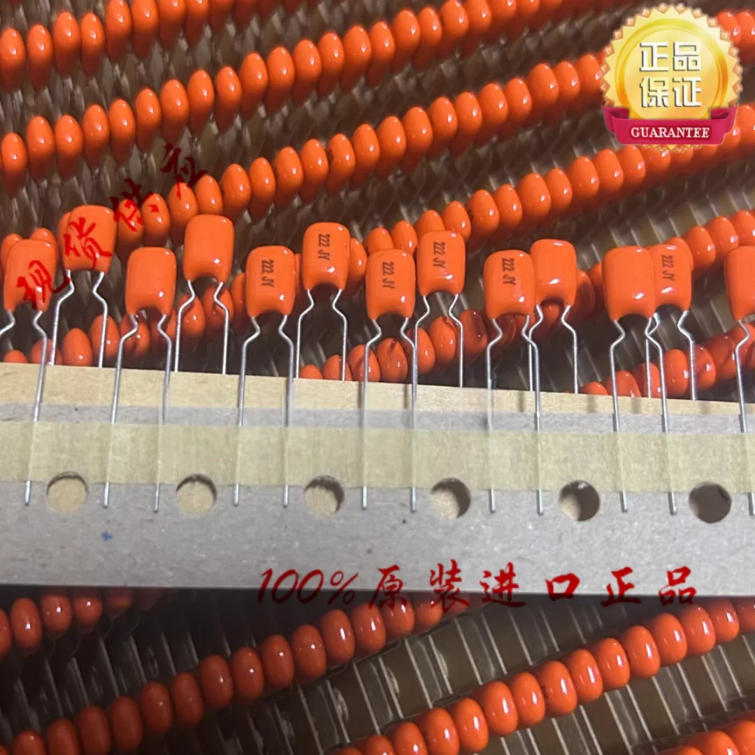 NISSEI APS orange film capacitor 100V222 2200PF 2N2 0.0022UF