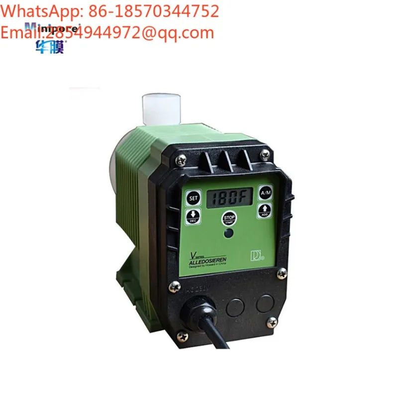 Electromagnetic Diaphragm Metering Pump Strong Acid Alkali Resistant with Diaphragm Pressure Tank