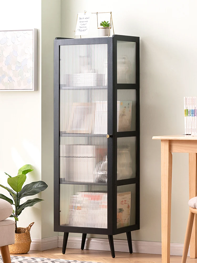 Bookcase storage rack, floor to floor bookshelf, household children's multi-story living room, easy to lean against the wall