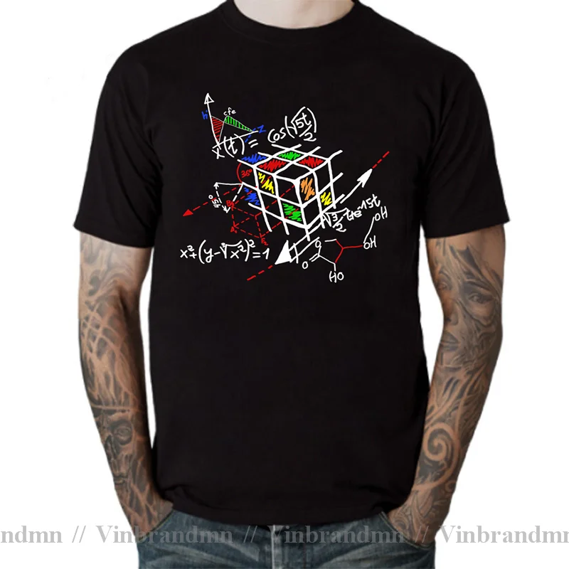 3D Print Penrose Puzzle Rubics Cube The Big Bang theory T Shirt Boys Magic Square T-Shirt Rubik's Sheldon Cooper Cube Tee Shirt