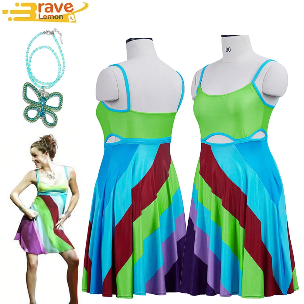 2004 película 13 Going On 30 /Suddenly 30 Jenna Rink Cosplay Grees vestido disfraz para mujer chica disfraz trajes Halloween carnaval
