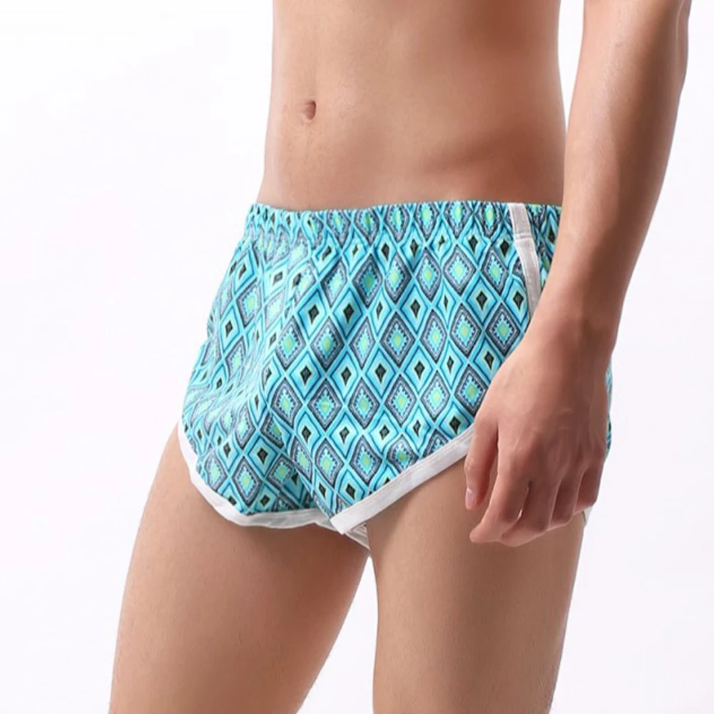 1 قطعة نادي الشاطئ الملابس الداخلية اليومية رجل السروال خفيفة الوزن طباعة السروال الذكور الملابس الداخلية السراويل بيكيني جذوع جميع الفصول #3