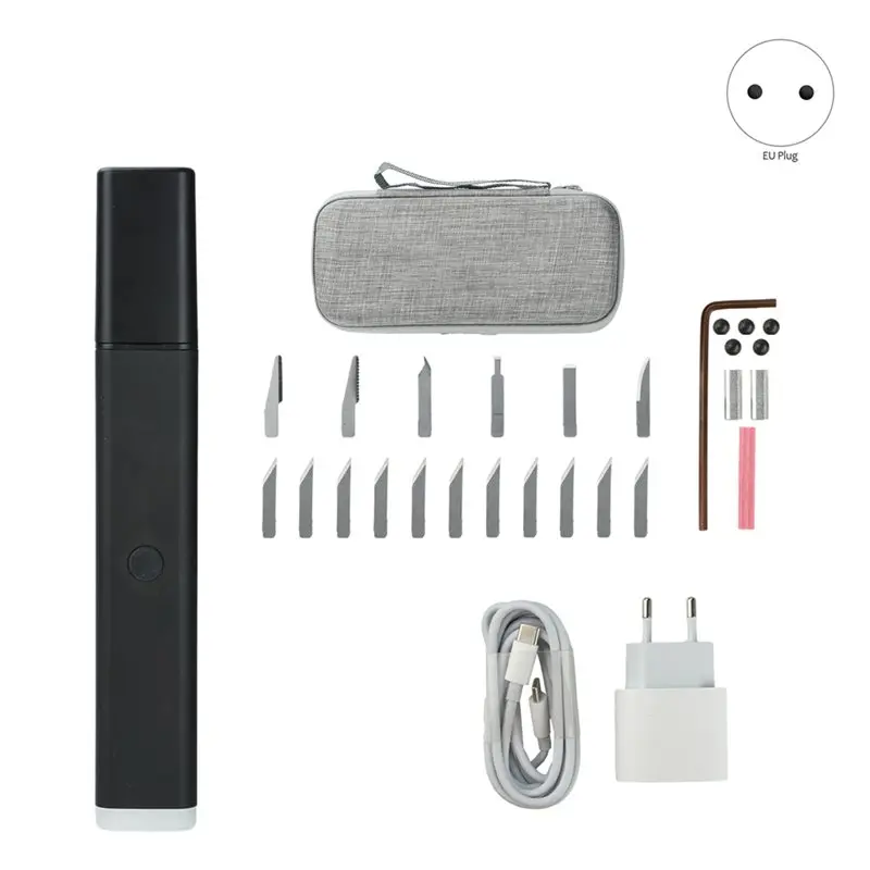 Pro Handheld Ultrasonic Cutter Cutting Tool For Models& Crafts- Precise Electric Carving Functionality EU Plug