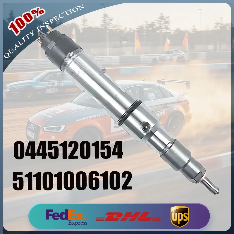 

New Diesel Common Rail Injector Fuel Nozzle 0445120154 51101006102 Compatible with MAN Engine