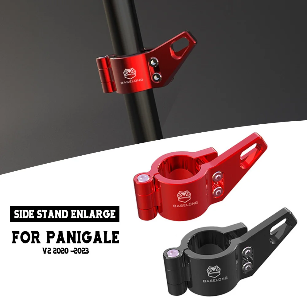 

For Ducati Panigale V2 2020 2021 2022 2023 Motorcycle Kickstand Side Stand Extension Foot Pedal Tool Support Assistant PANIGALE