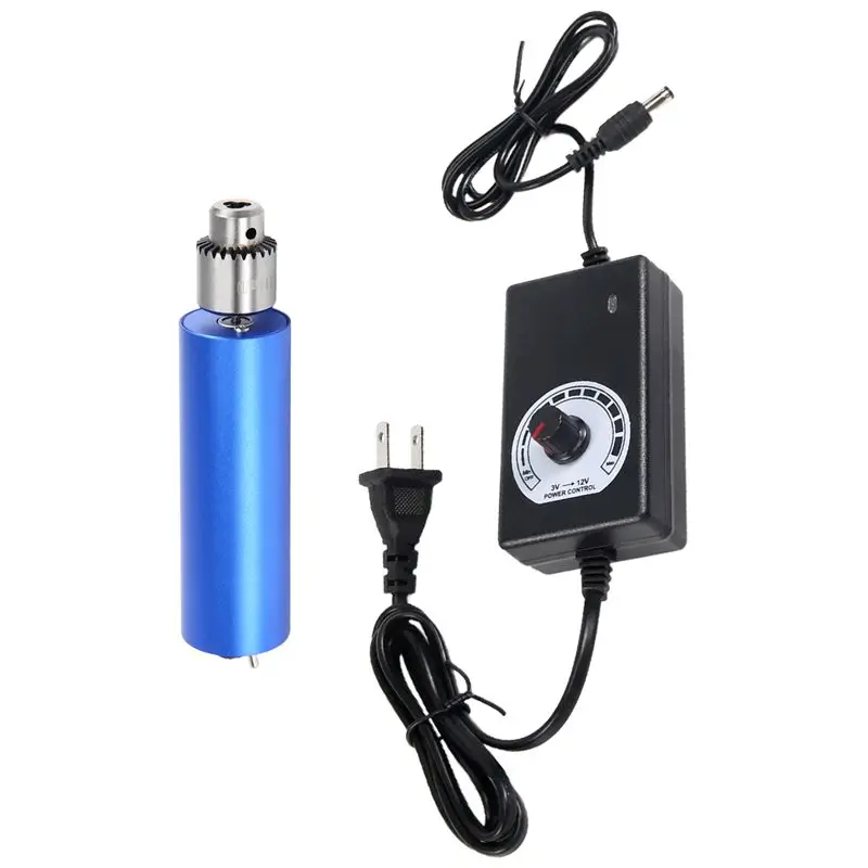 ABYP تنظيم السرعة بدون خطوات، مثقاب كهربائي متعدد الوظائف، مطحنة كهربائية صغيرة، مثقاب النجارة، قابس الولايات المتحدة #1