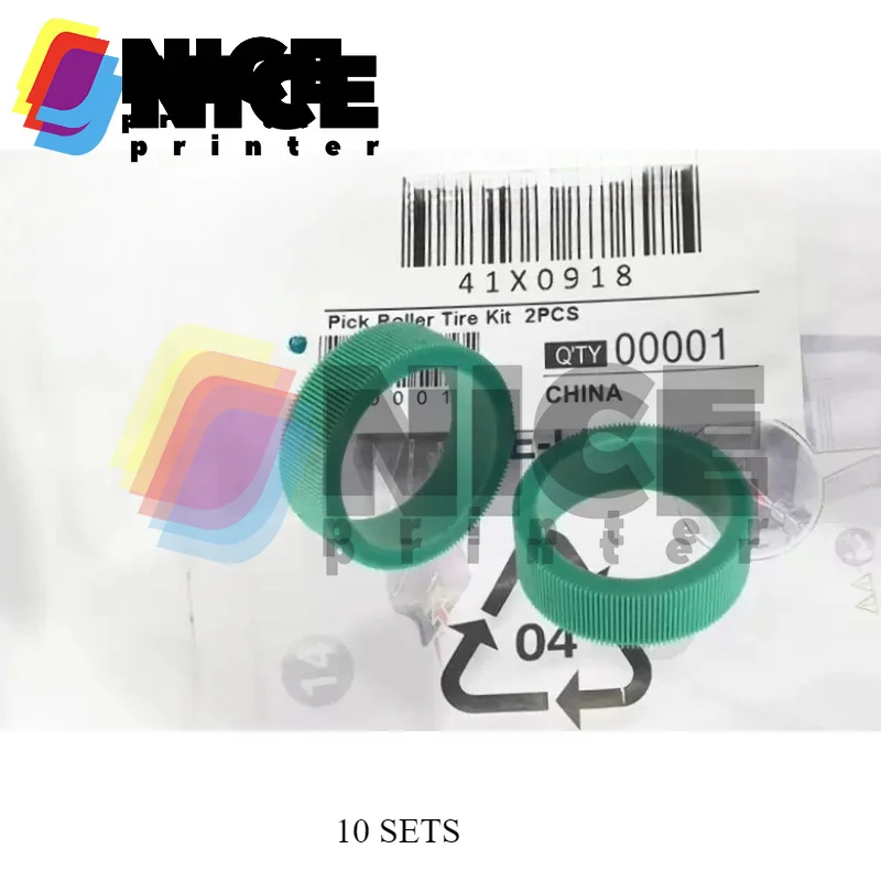 10sets 41X0918 41X0547 40X8296 Pick Roller Tire support for LEXMARK MS310 MS312 MS315 MS410  MS610 MX310 MS415 MS510 MS521MX317