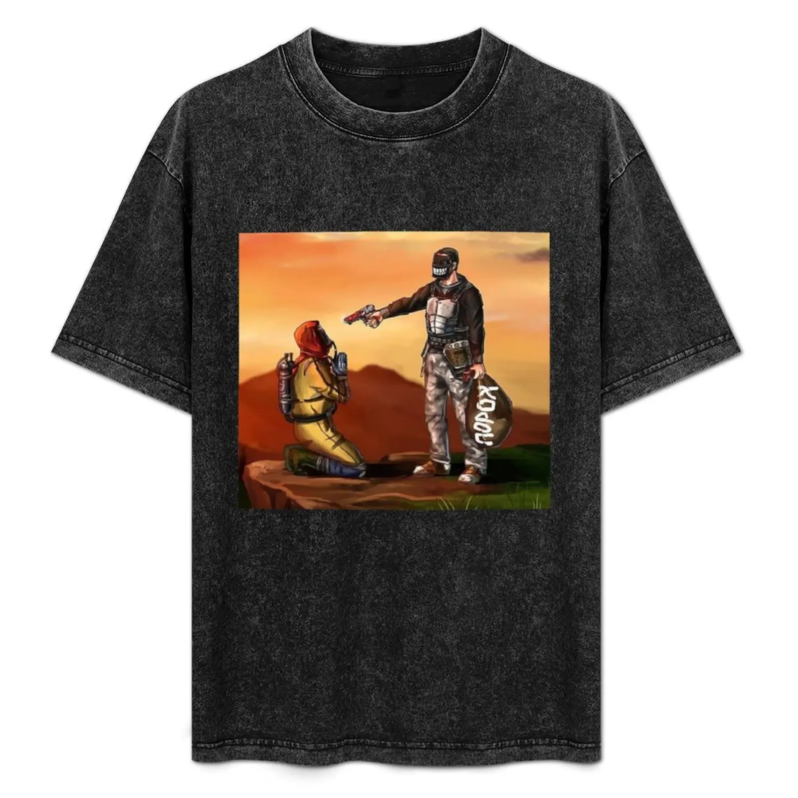 

Rust Game T-Shirt Aesthetic clothing cute tops summer tops men clothing