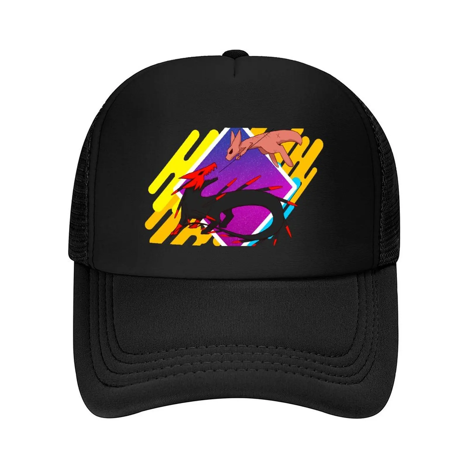 

Hunter And Red Lizard (RainWorld) Baseball Cap fun hats Sun Cap Vintage Sports Cap Men Caps Women's