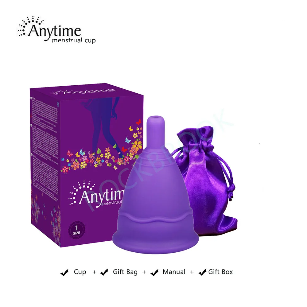 Feminine Hygiene Menstrual Cup Reusable 100% Medical Grade Silicone Product Lady Menstruation Discharge Valve Menstrual Cup FDA