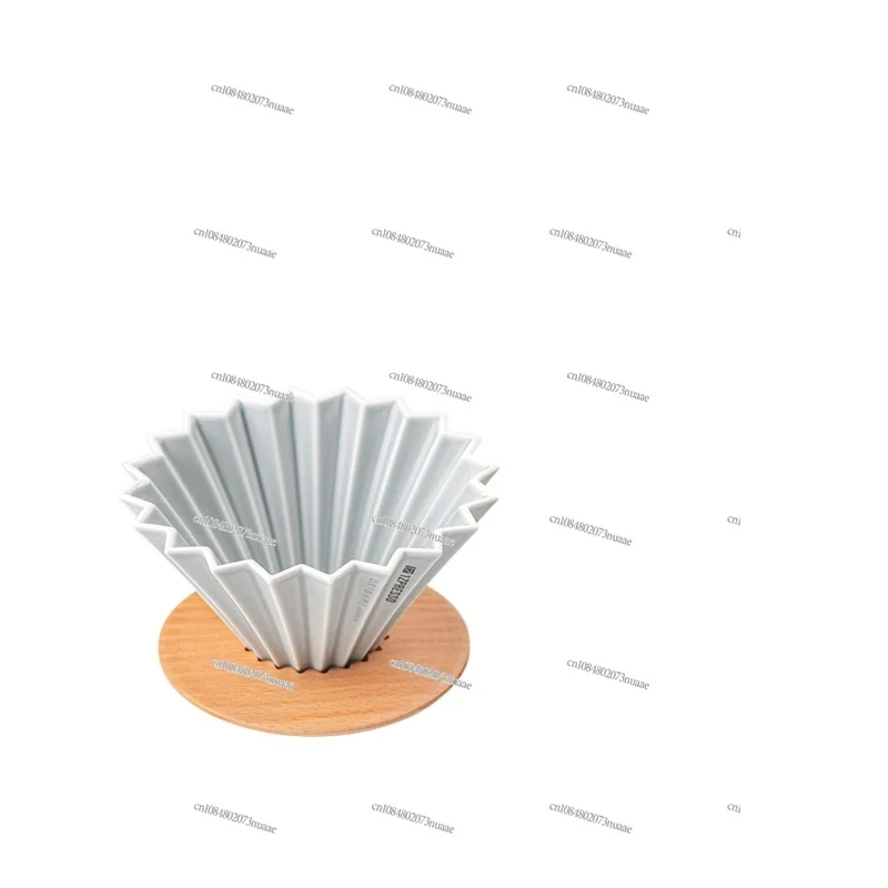 

Hand Pouring Coffee Filter Cup Customized Genuine Ceramic Origami Creative Home Dripping