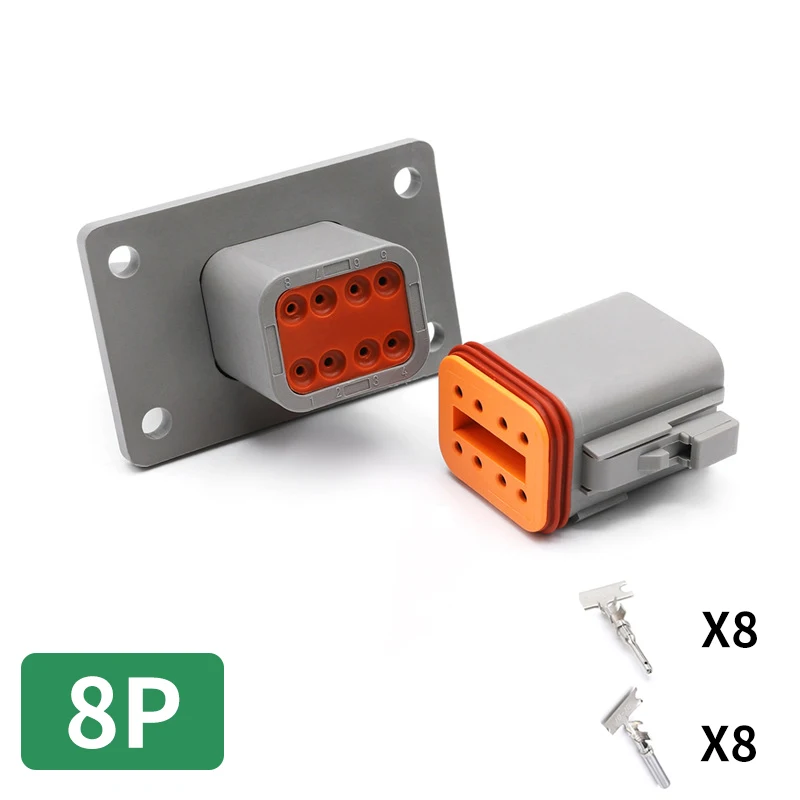 AGRISHOP 2 Pezzi Spina 3 Poli Trattore E 2 Pezzi Presa 3 Poli Trattore 12v 24v Ipereabile - Foto 6