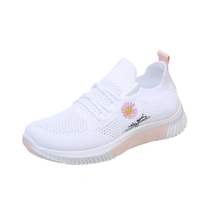 

High Top Sneakers Comfortable Women Running Shoes Breathable Mesh Female Light Soft Sport Shoes Jogging Walking Trainers Cheap