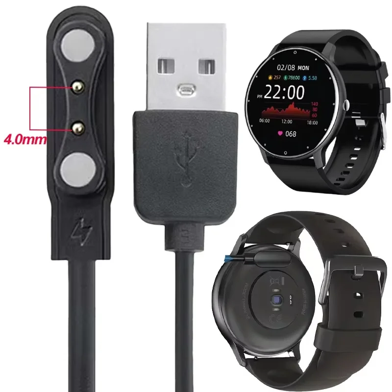 Universal Magnetic Charging Cable USB Dock Charger Power Line Line For Smartwatch Charger Replacement Dock Charger Power Line