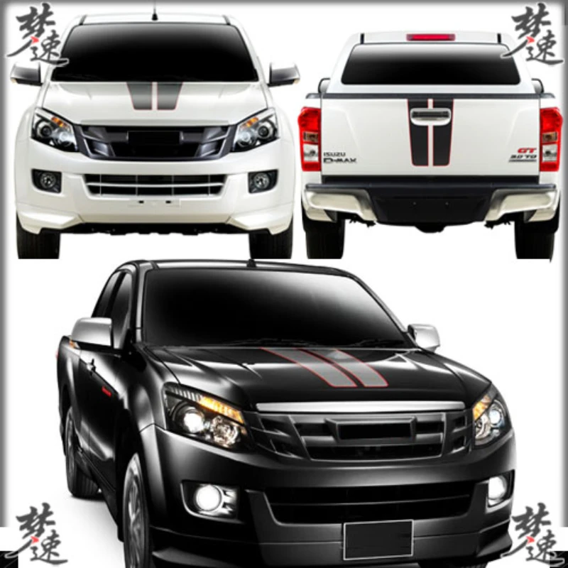 

Car stickers FOR Isuzu DMAX car body exterior decoration decals modified body decoration Decal sports film accessories