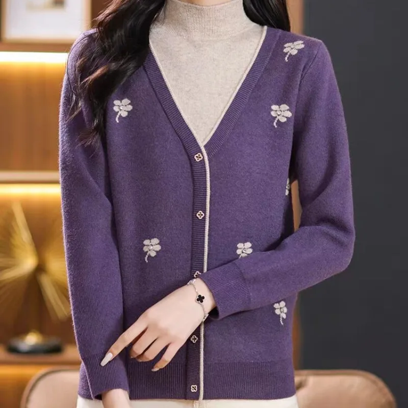 Y2K フェイクツースウェット レディース ウェスタンスタイル セミハイネック ウールニット ベースレイヤー 秋冬