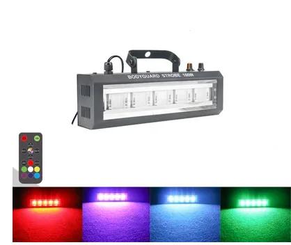 100W LED Stroboscooplicht Geluid/Verstelbare snelheid/Automatische bediening LED Wit Flitslicht Disco Party Home Muziekshow Podiumprojector - afbeelding 1
