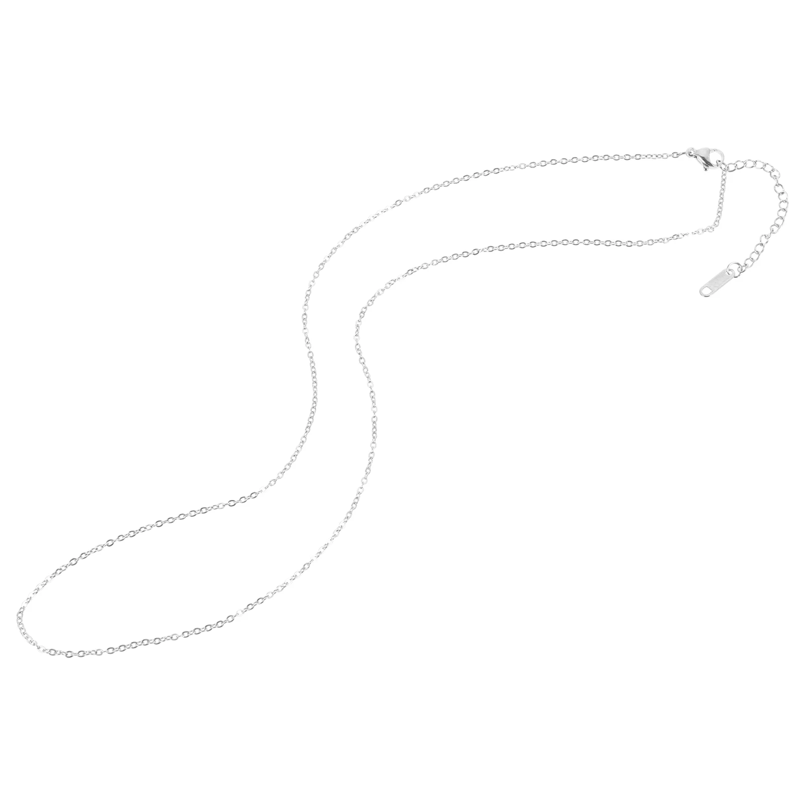 

Safe Stainless Steel Link Smooth Spare DIY Accessories Jewelry Extension Chain For Necklace Making Supplies Long Necklace Chain