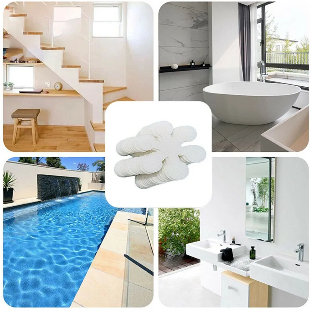 

20 шт. противоскользящие нескользящие наклейки для ванной комнаты, диски для душа, душа, дома, ванной комнаты, кухни, сауны, комнаты 8*8 см