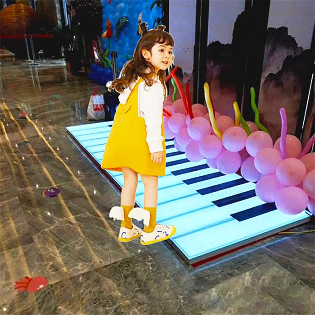Pool Cover Dance Floor With Led Fill Light Vinyl Wrap Dance Floor