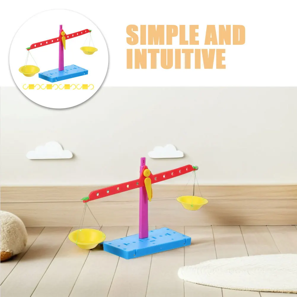 2Pcs Stem Balance Scale Lever Kit DIY Educational Science Experiment for Kids Home School Math Balance Toy Toddler Scale Toy