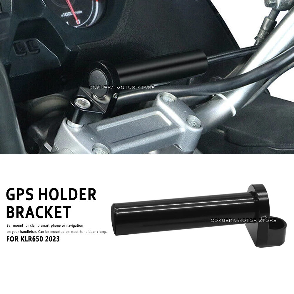 For Kawasaki KLR650 KLR 650 2022- Motorcycle Accessories Bracket Installation Mobile GPS Navigation Bracket