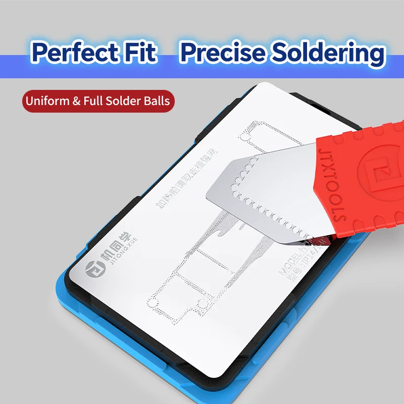 

JTX Universal Reballing Platform Strong Magnet High Precision for IPhone X 11 12 13 14 15 16 17 Pro ProMax Series Repair