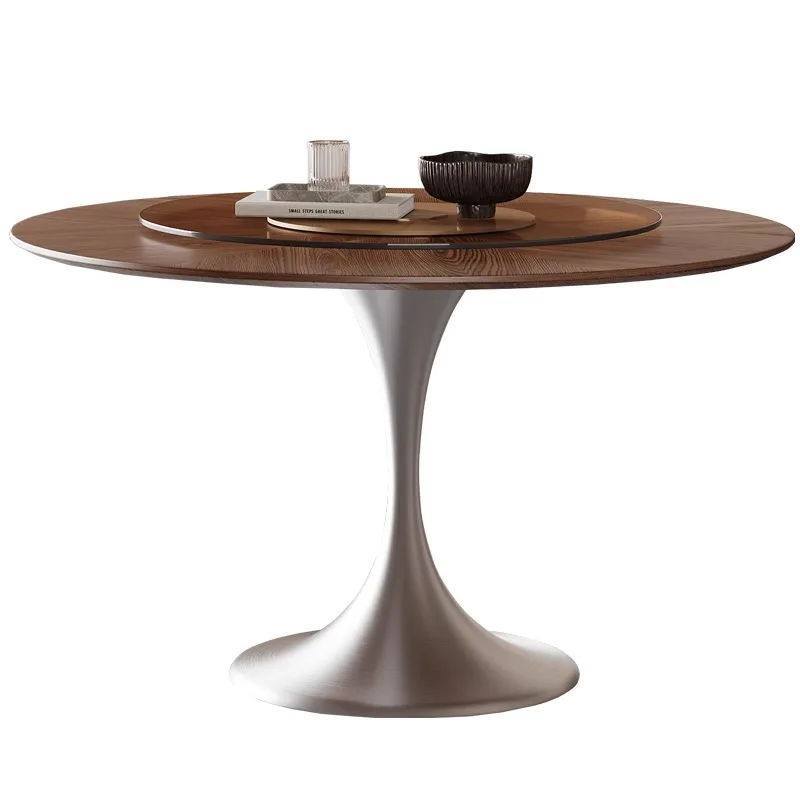 

American luxury restaurant furniture round table hotel villa can be customized furniture factory direct sales