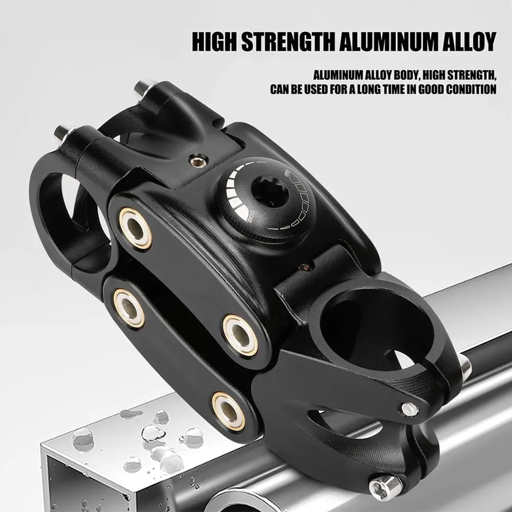 Aluminum Alloy MTB Bicycle Rod Suspension Bicycle Handlebar with Shock Absorber Riser for Road and Gravel Riding