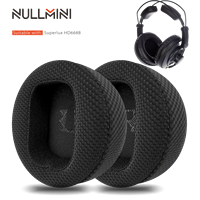 Nullmini Cooling Gel Earpads for Superlux HD668B Headphones Replacement Ear Cushion Sleeve Earmuffs Headband