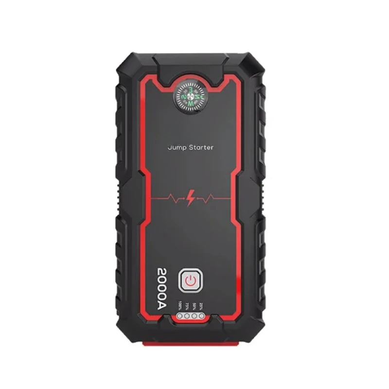 

Car Jump Starter with Air Pump Inflator 24000mAh Multifunctional Battery Booster Starting Device with Air Compressor LED Light