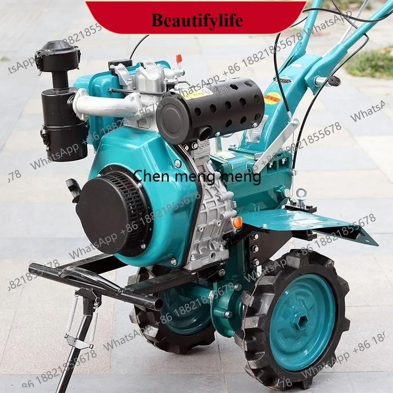 Z189 Agricultural tillage machine multi-function rotary tillage loosening soil digging ditching plowing machine