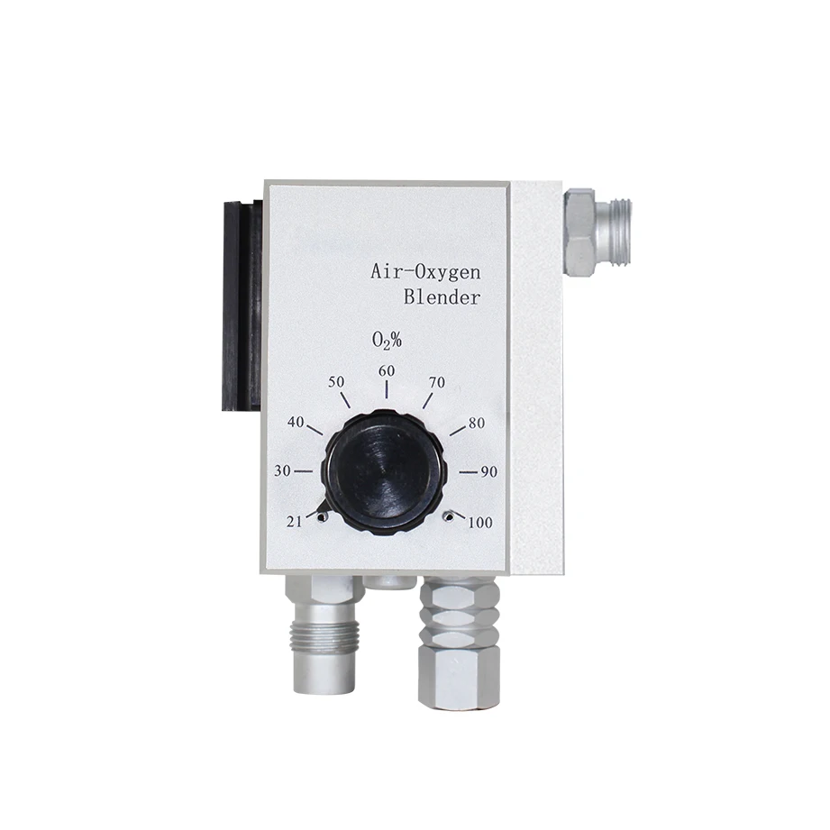 Neonatal Single out Air Flow Oxygen Blender for Medical Gas Blender Pneumatic Air Control Breathing Apparatus fast shipping