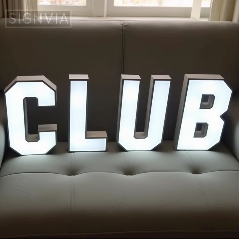

Custom Frontlit Metal Acrylic LED Sign with 3D Illuminated Letters for Professional Waterproof Business Signage