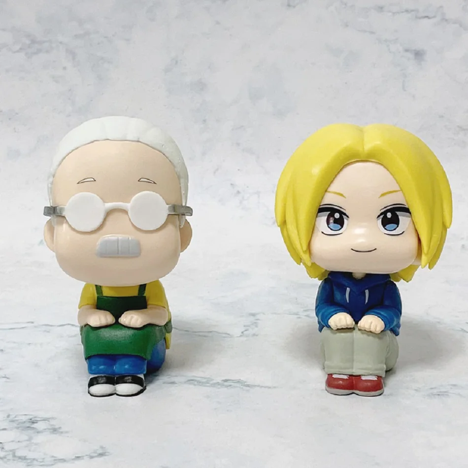 SAKAMOTO DAYS Q Version Figure Asakura Shin Taro Sakamoto Anime Peripheral Kawaii Sitting Toys Desktop Car Model Ornaments Gifts