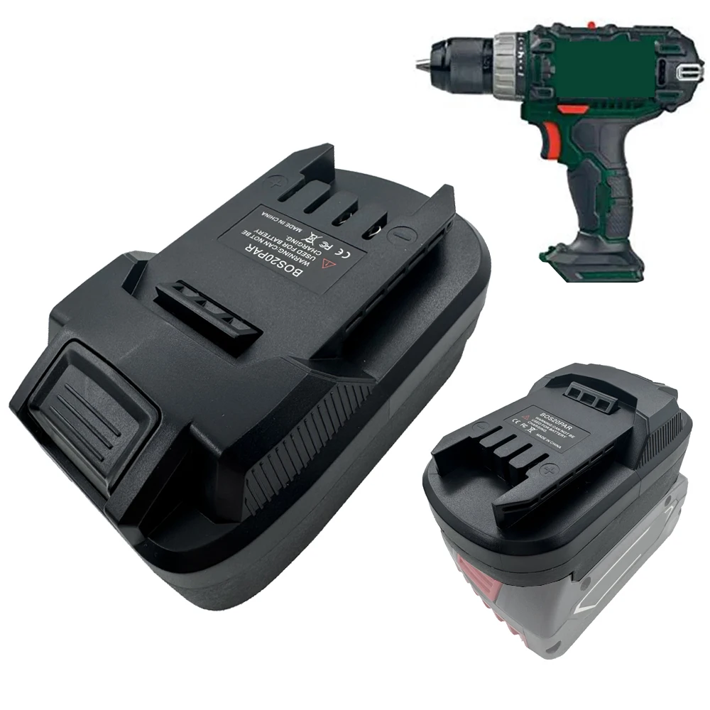 

Адаптер для аккумулятора Bosch 18 в, литий-ионный аккумулятор BAT609 BAT618 для Parkside 20 в, используется для беспроводных электроинструментов