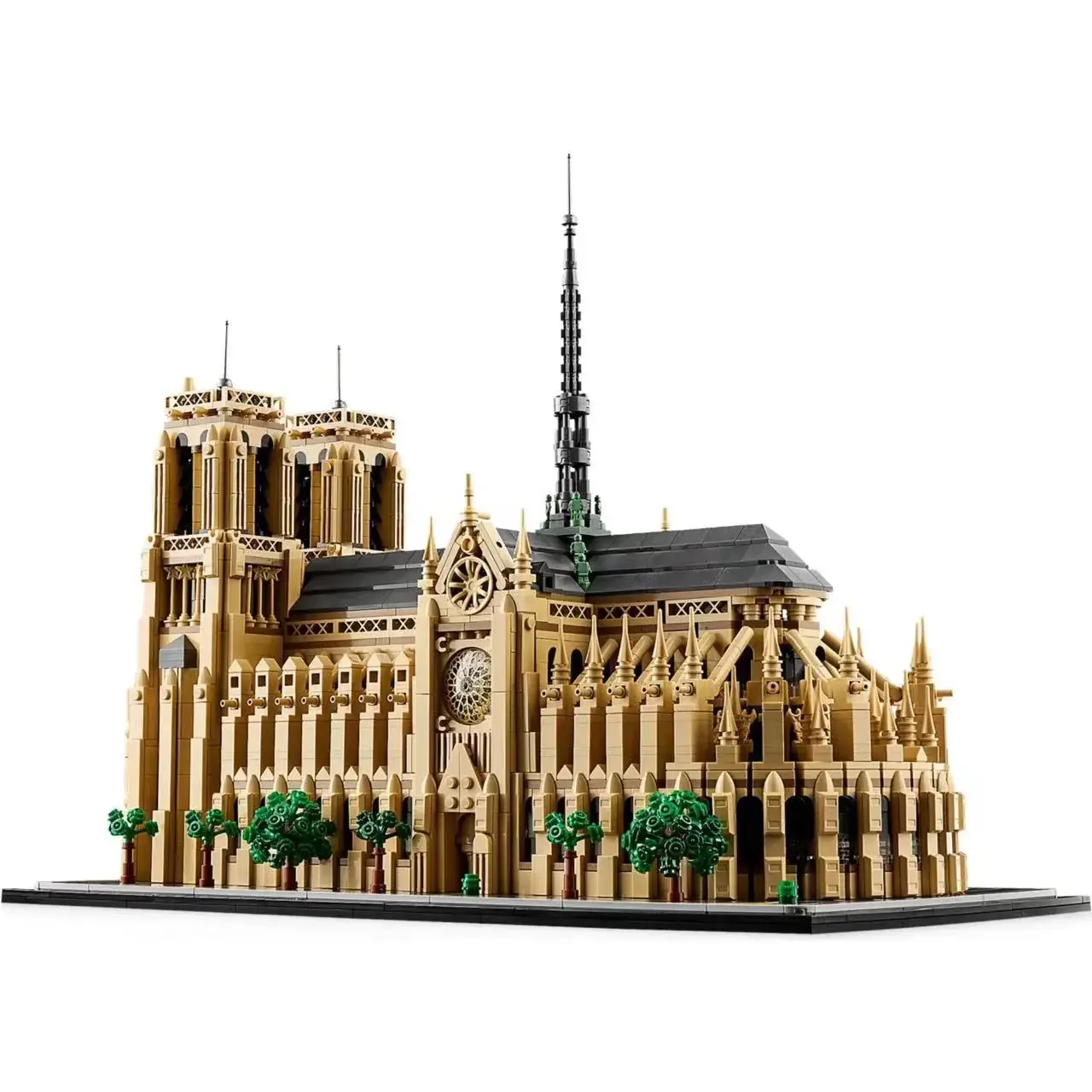 2024 New 21061 Notre Dame de Paris Architecture Building Blocks Bricks Toys For Adults Kid Art Home Decoration Gift