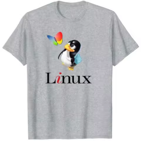 Linux Lover T Shirt Funny Tux Penguin Tagline And Logo Open Source Os