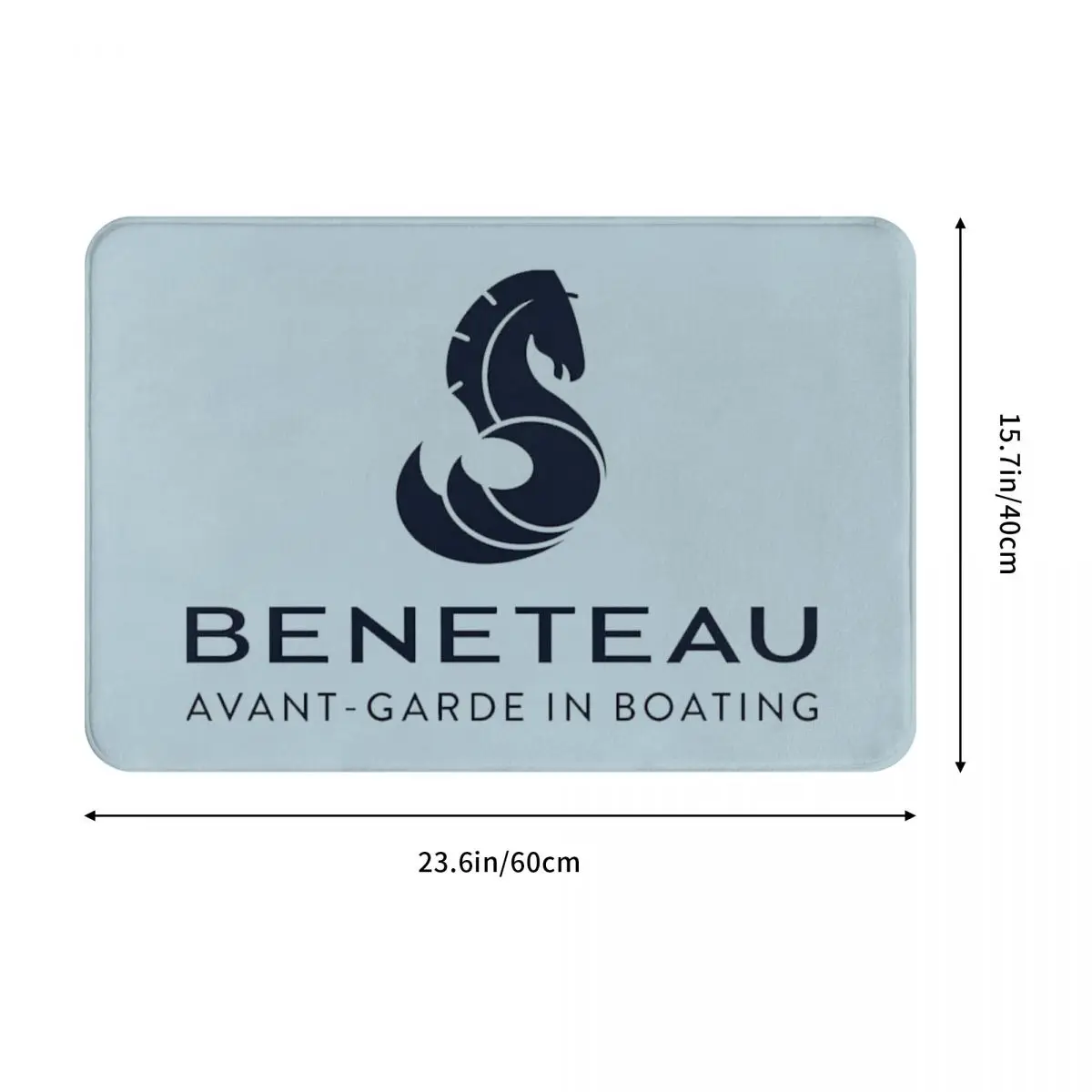 Beneteau Sailboat Sailing Yacht POCKET SIDE Doormat Durable Carpet Rug Kitchen Entrance Home Floor Mat for Bedroom Footpad Mats