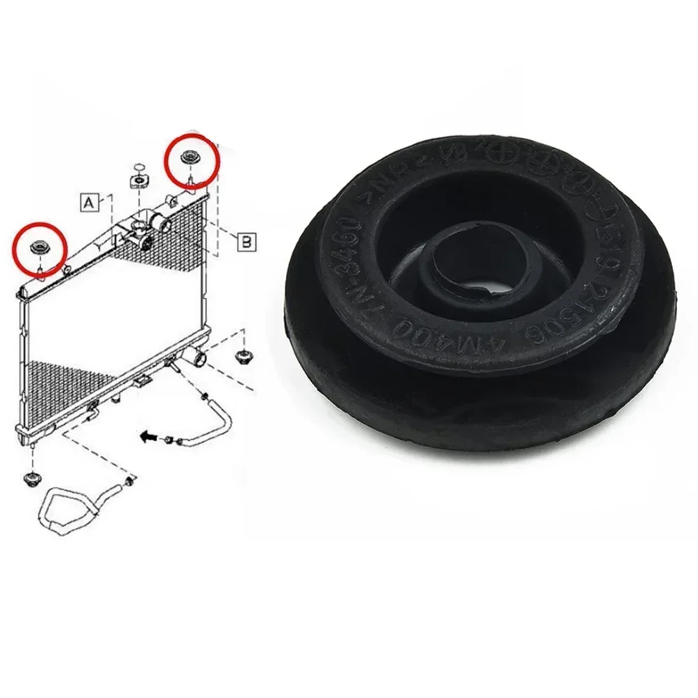 Per Nissan X-Trail T30 T31 T32 Radiatore Montaggio Tappetino In Gomma Sistemi di Raffreddamento Sostituzione Accessori di Ricambio Staffa