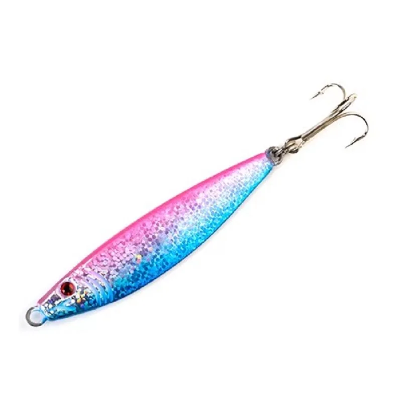 

FTK Metal Jig Sea Fishing Lure Luminous 15g-80g 3D Eyes Sardine Jigging Lure Artificial Bait With Treble Hook Bass